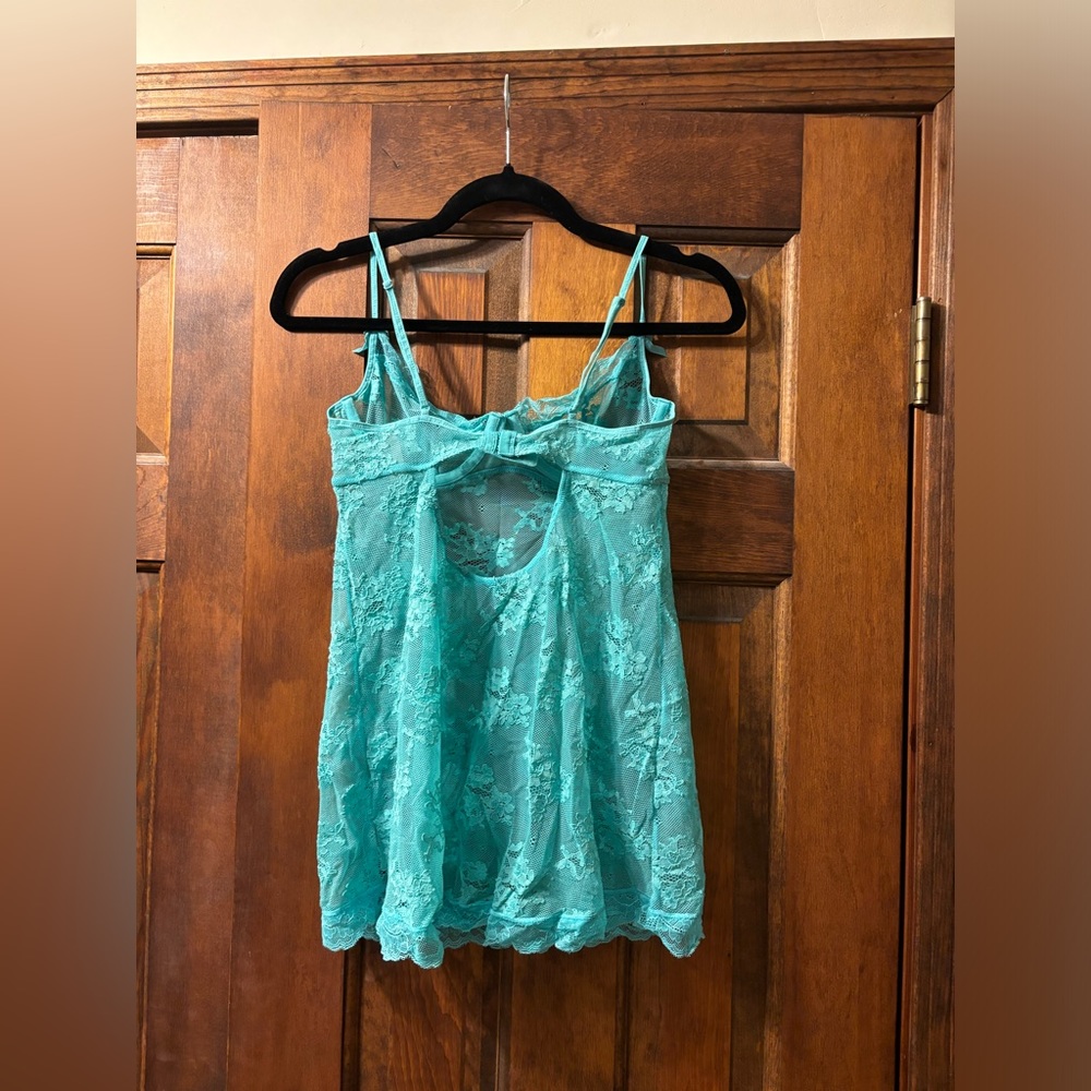 Victoria’s Secret Blue Lace Nightie 36B - Picture 2 of 5